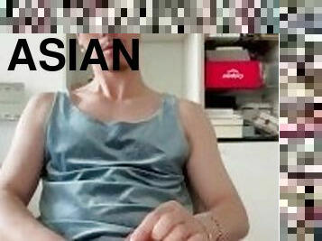 asiatisk, masturbation, amatör, cumshot, gay, juckande, sprut, ensam, muskulös, twink