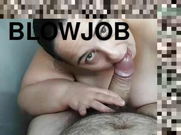 Blowjob with cum in mouth