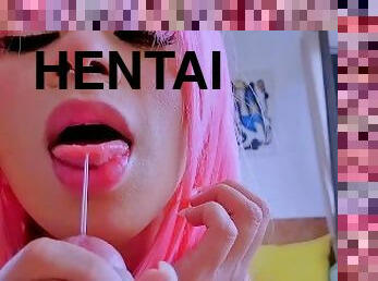 Hentai Babe Vagabunda Fica bem fodida por seu melhor amigo Cum feet JOI POV - Amador