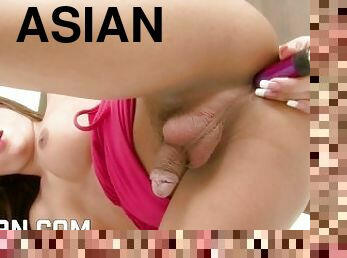 asia, mastubasi, anal, cumshot-keluarnya-sperma, mainan, waria, thailand, sperma, 18-tahun, alat-mainan-seks