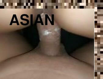 asiatisk, röv, gammal, fitta-pussy, amatör, mogen, avsugning, gigantisk-kuk, avrunkning, creampie