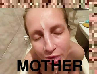 bad, masturbation, gammal, amatör, avsugning, cumshot, milf, hemmagjord, mamma, par