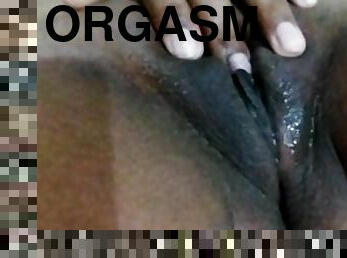 masturbation, orgasm, fitta-pussy, amatör, latinska, mamma, svart, fingerknull, mor
