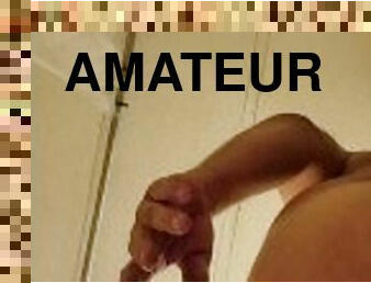 extrême, énorme, amateur, anal, ejaculation-sur-le-corps, jouet, gode, solo