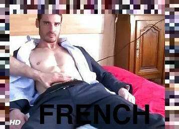 Beautiful straight french banker gets wanked by guys despite of him