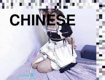 asiatisk, strumpbyxor, bdsm, strumpor, fetisch, gagging, kinesisk, bondage, brunett