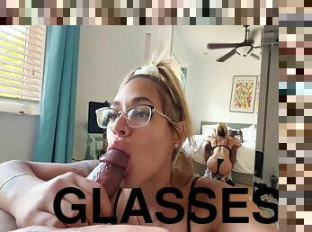 Cute Latina With Glasses Earns Huge Load 5 Min