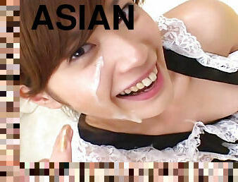 asiatic, servitoare, muie, star-porno, japoneza, pe-fata, perfect, uniforma