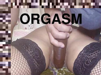 orgasm, fitta-pussy, amatör, gigantisk-kuk, leksak, hemmagjord, hindu-kvinnor, svart, slyna, strumpor