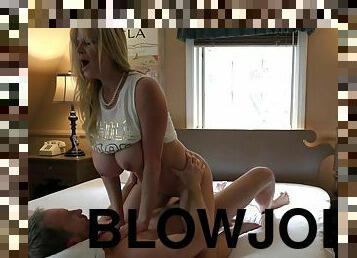 POV blowjob from MILF Kelly Madison and passionate sex