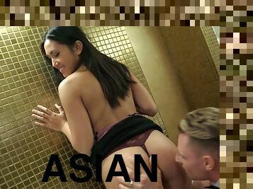 Asian minx May Thai gets a good dicking