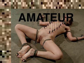 amatör, lesbisk, hardcore, bdsm, slav, strumpor, fetisch, gagging, bondage, femdom