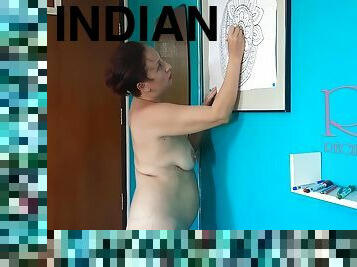 nudist, amatöör, milf, indian, veebikaamera, soolo, brünett