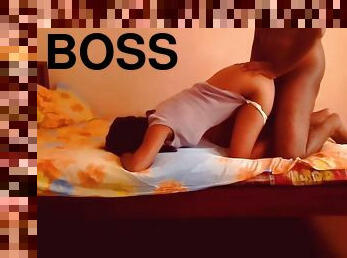 A Girl Having Sex With Her Boss In A Hotel Room