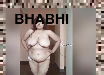 Today Exclusive- Sexy Desi Bbw Bhabhi Showing Boobs