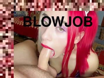 Cute Babe Sloppy Blowjob With Of Spit Pt 1 Full Video On Raxxxbit