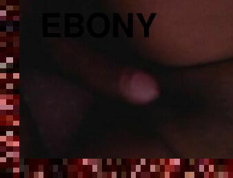Ebony Pussy Rubbed And Fucked Missionary