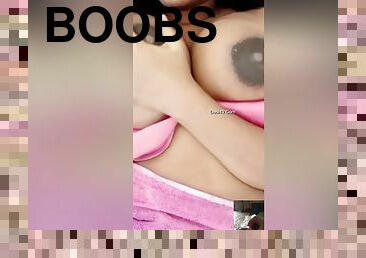 Today Exclusive- Sexy Desi Girl Showing Her Boobs On Video Call