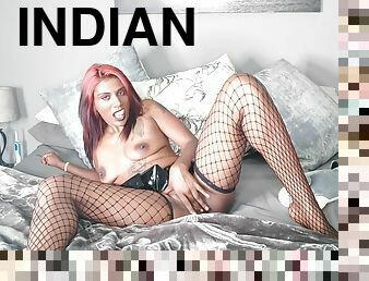 Dirty Talking Indian Girl Wants You Hard Beaded Cock Self Masturbation