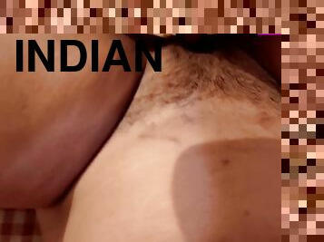 Indian Aunty Ride On Cock And Close-up Fuckes Hairy Pussy