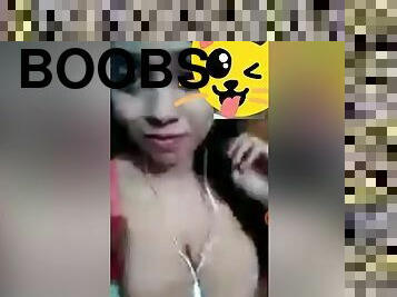 Today Exclusive- Sexy Girl Showing Her Boobs And Wet Pussy On Video Call