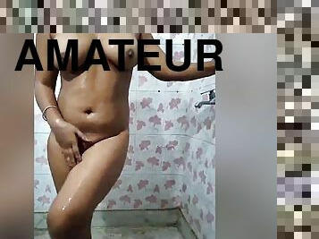 mandi, payudara-besar, amatir, hindu, webcam, mandi-shower, seorang-diri, berambut-cokelat