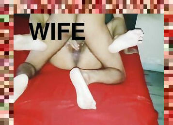 Horny Wife Fuck Hard, Leg Up, Cum Inside Pussy, Saanviji