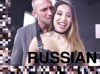 Russian Whore Fucked Mercilessly In The Ass - Roxy Lips And Luca Ferrero