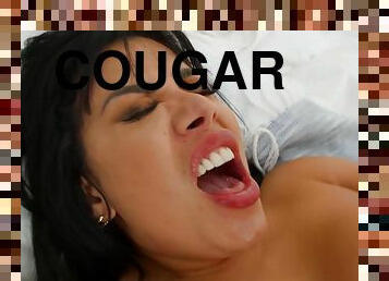 Passionate cougar breathtaking adult clip