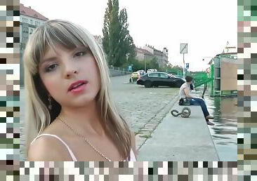 Gina Gerson And Boruch In Russian Hottie Goes For Public Fuck In Prague
