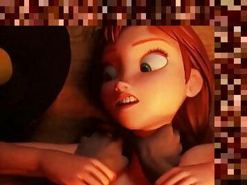 The Queen's Secret - Anna Frozen 3D Animation