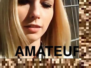 amatör, anal, tonåring, tysk, blond