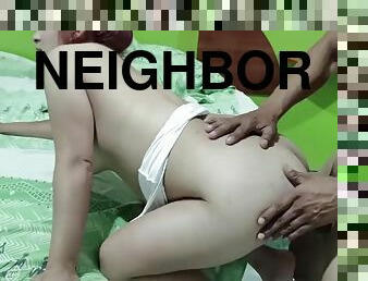 My neighbor lies to me and fucks me doggystyle all night and I become the biggest slut in town