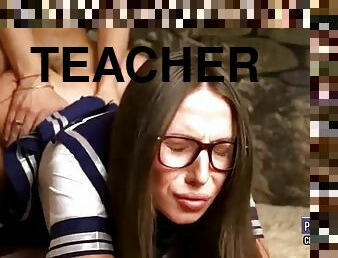 lärare, anal, fransk