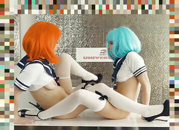 Lacey Channing and Scarlett Sage anime cosplay