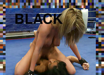 Bully bitches Kyra Black and Jessica Moore compete against each other