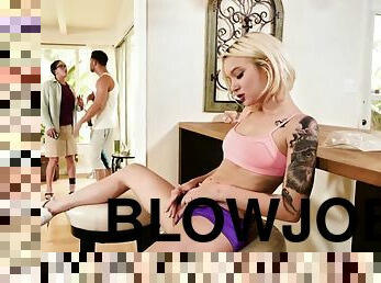 Dakota Skye's healthly jog ends up in hot hardcore fuck with a stranger