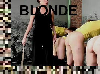 bdsm, blond, fetish, bondage, brunette