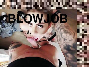 Inked BBW Mia Blow gets properly fucked in POV