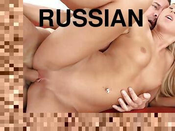 росіянка, прихильник, сімявиверження, кастинг, сперма, блондинка