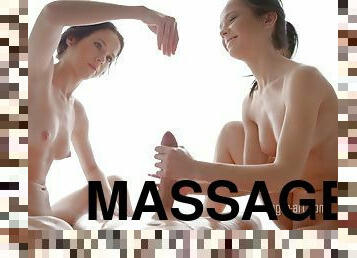 Four Hands Cock Massage