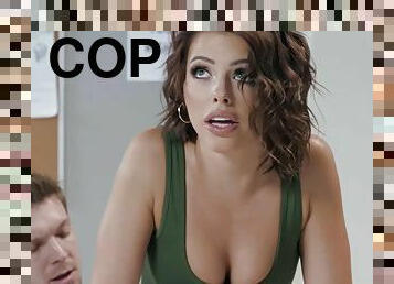 Steaming sexy Adriana Chechik got fucked in the ass by young cop
