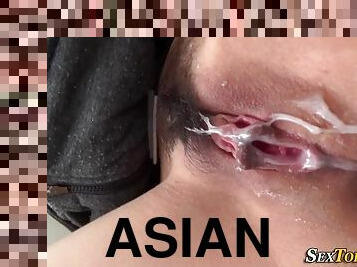 asian coeds vag jizzed on