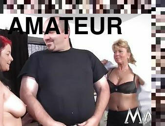 MMV FILMS Amateurs Mom Trio - Amoral Mature Swingers