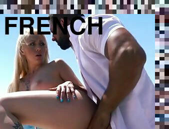 French slut gets her pussy busted