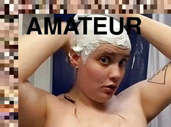 Hairless Whore - Adama Daat Amateur Fetish Head and Brow Shave