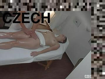 Czech amateur babe oiled Massage