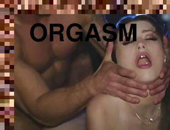 doggy-style, orgasm, fitta-pussy, gigantisk-kuk, deepthroat, ritt, rakad, cowgirl, klubb, hårt