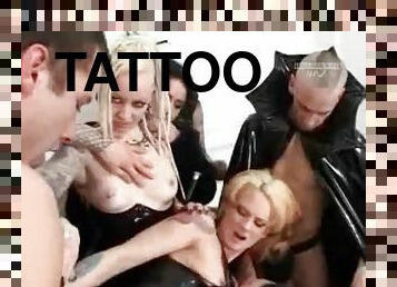 hardcore, piercad, tatuering