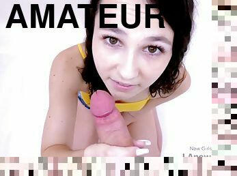 amatør, blowjob, stor-pikk, tenåring, hardcore, handjob, pov, cum, søt, perfekt